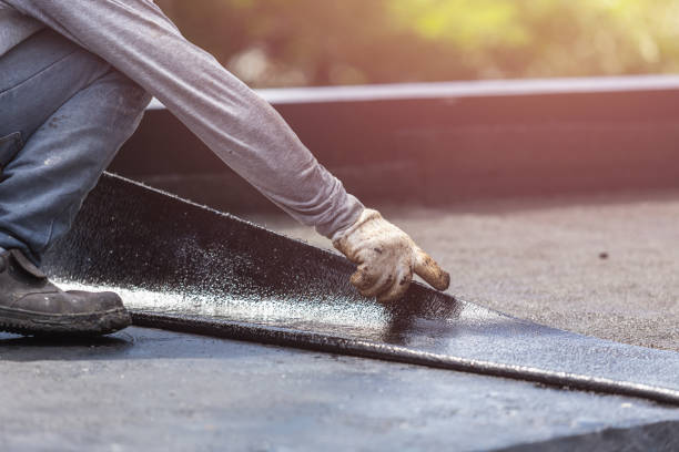 Professional Crawl Space Encapsulation technician working in Winsted, CT
